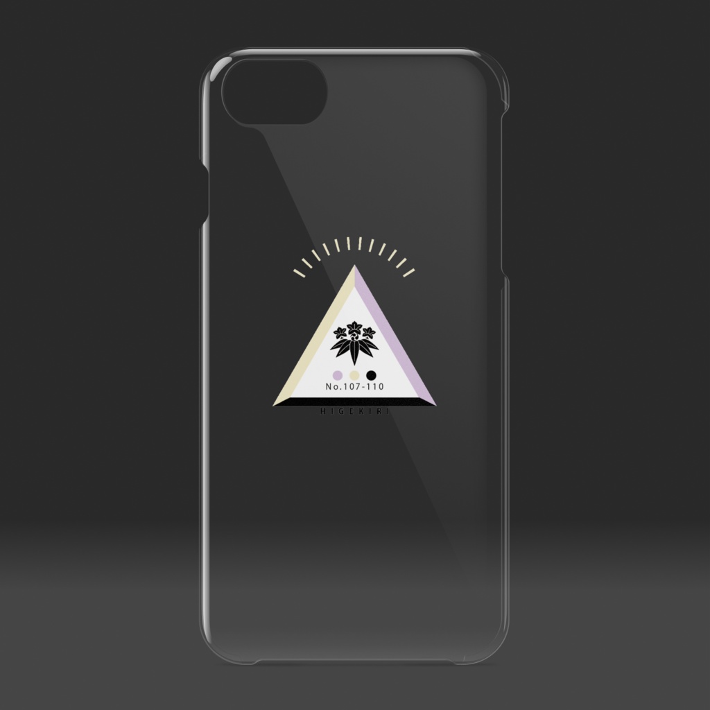 刀剣乱舞*髭切イメージiPhoneクリアケース