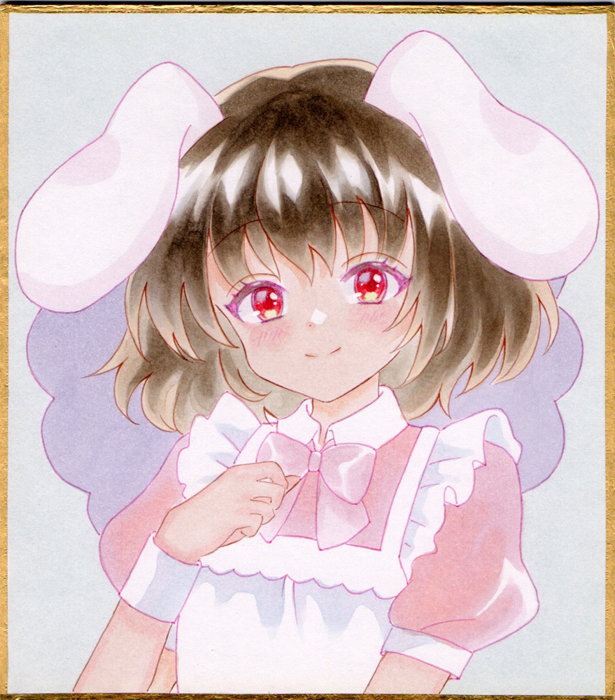 小色紙【原画】東方Project◇因幡てゐ メイド