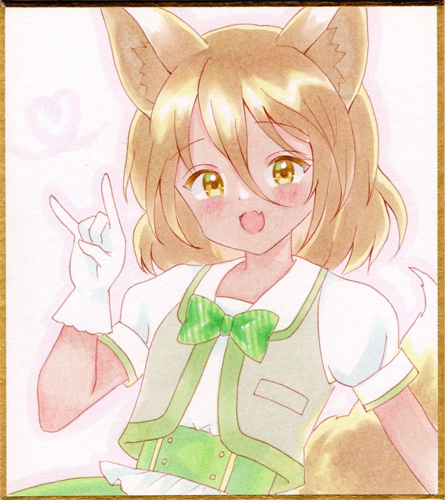 小色紙【原画】東方Project◇菅牧 典 アイドル