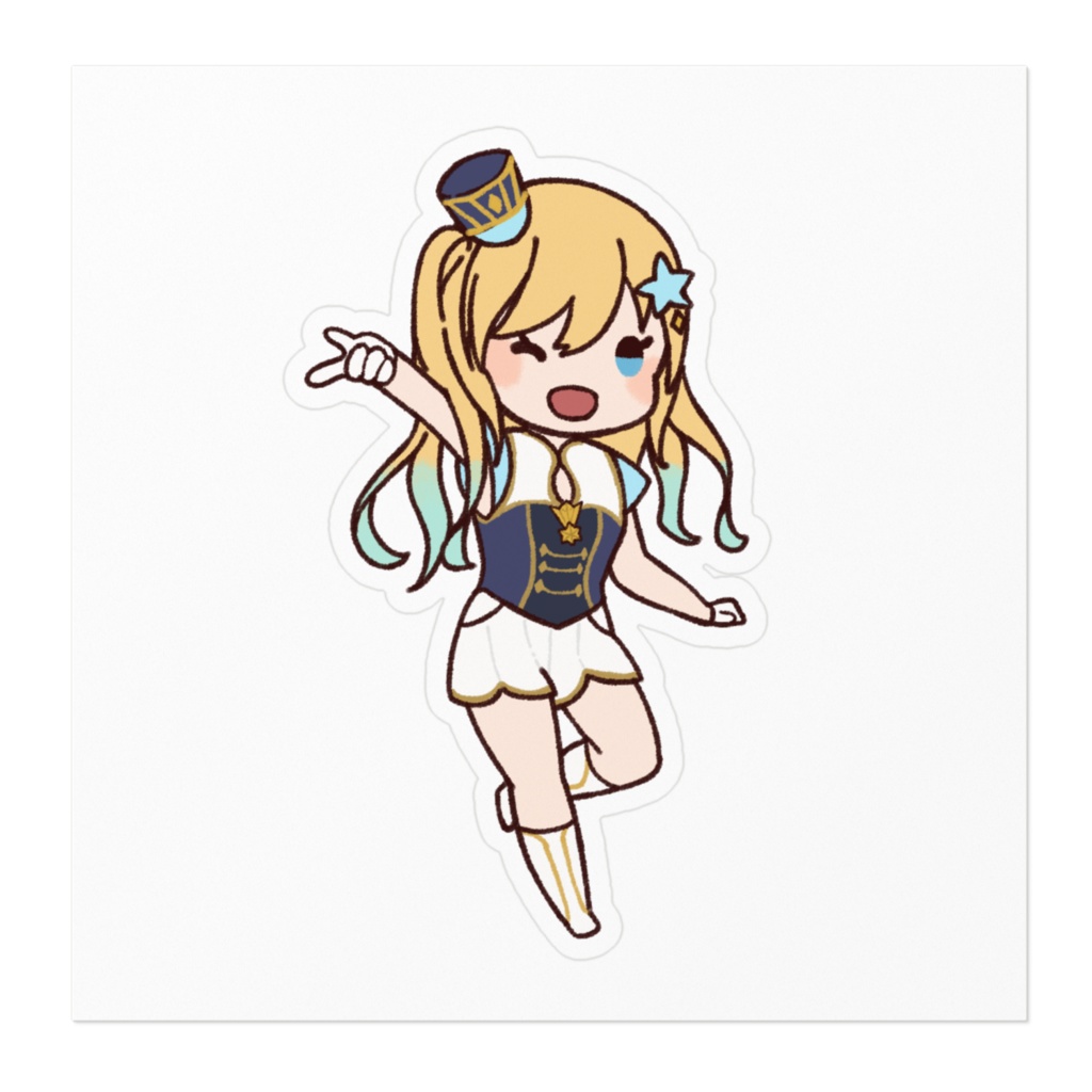 ステッカー_A.叶彗慧 かこのすがた