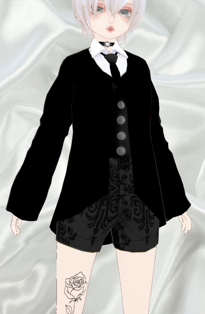 【無料有】【vroid】少年風|ゴシックコーデセット