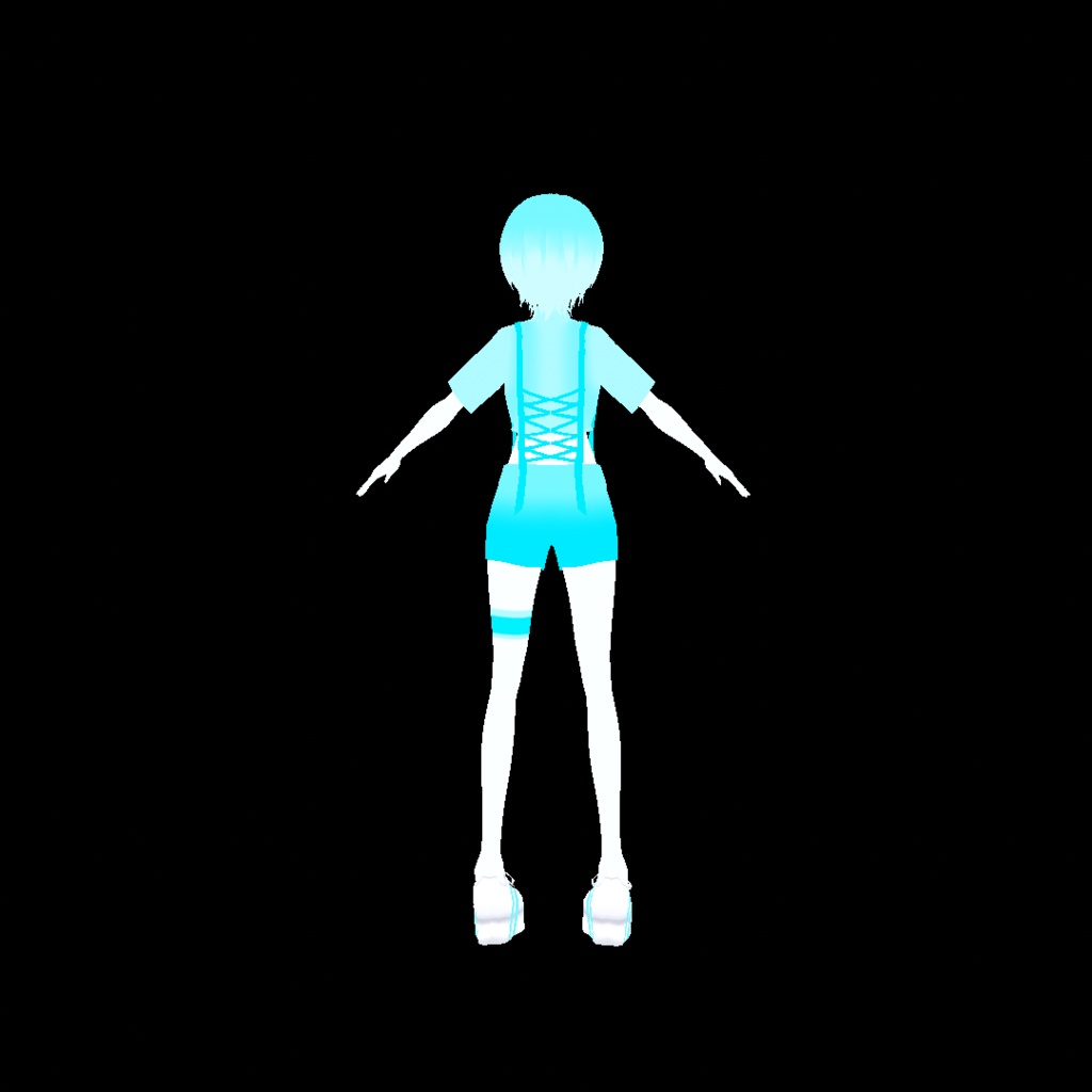 【VRM】発光!No.03ちゃん アバター vroid