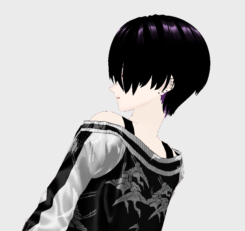 【VRM】-『黑乃』kurono- アバター vroid制作