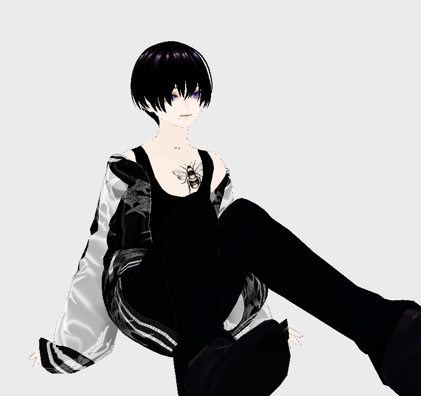 【VRM】-『黑乃』kurono- アバター vroid制作