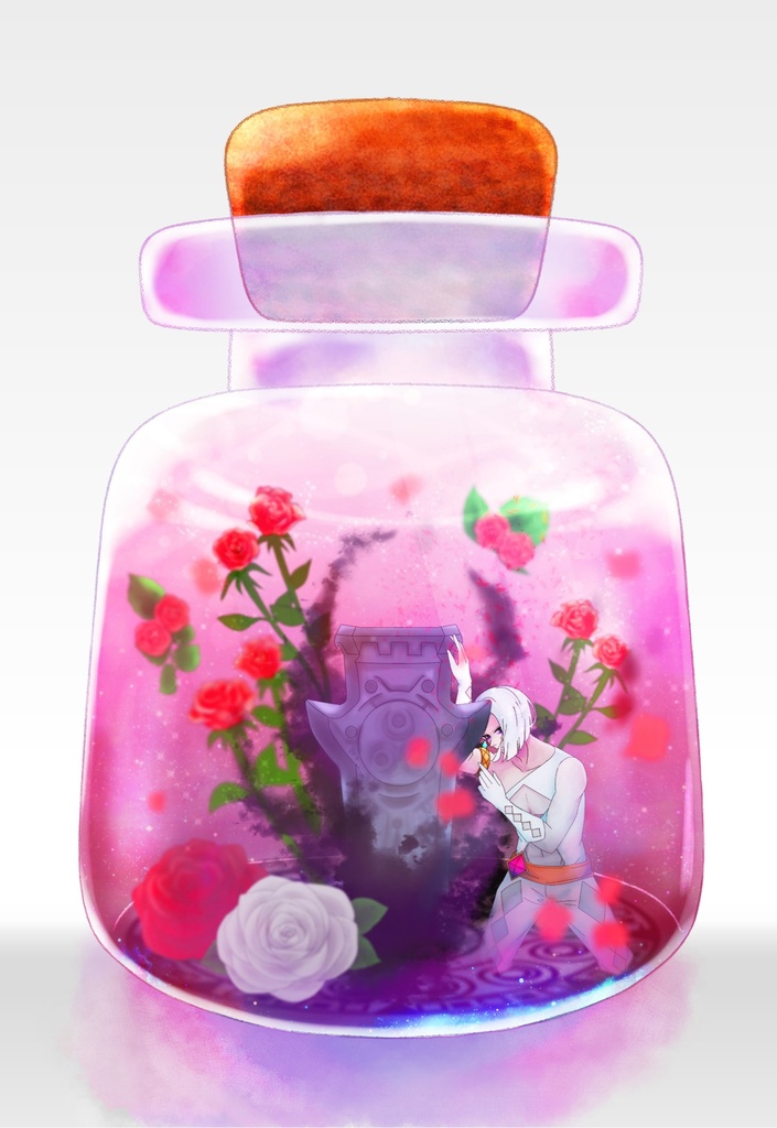 ボトル詰めっ! アクリルキーホルダー×ポストカードセット