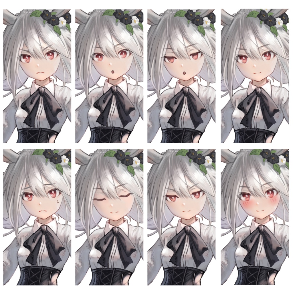 立ち絵素材03(ウサ耳ちゃん)