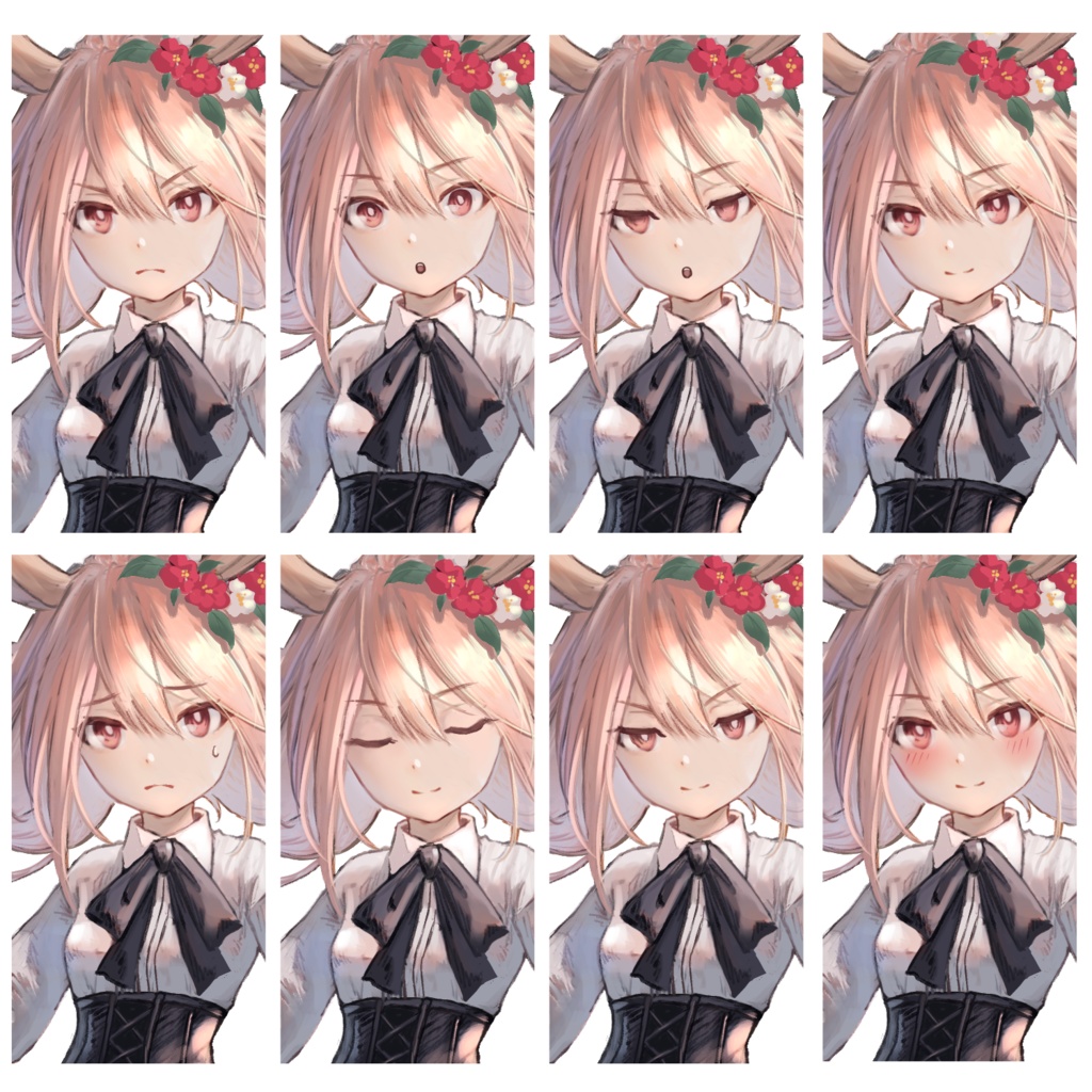 立ち絵素材03(ウサ耳ちゃん)