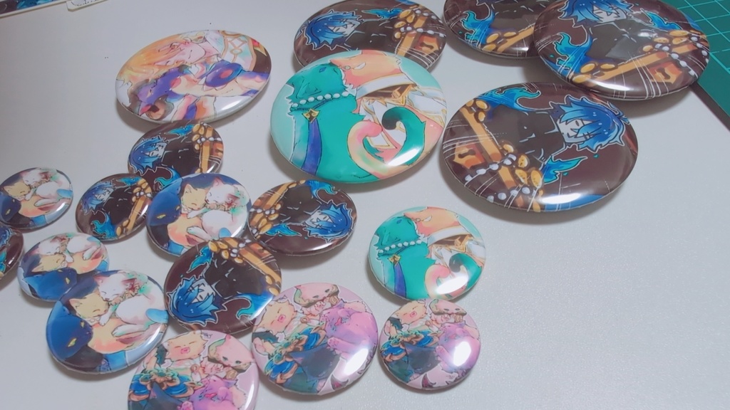 all×空缶バッジ