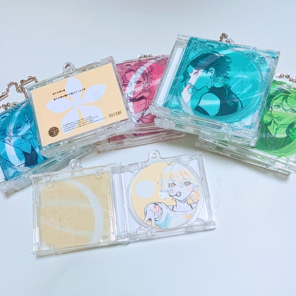 CD型キーホルダー