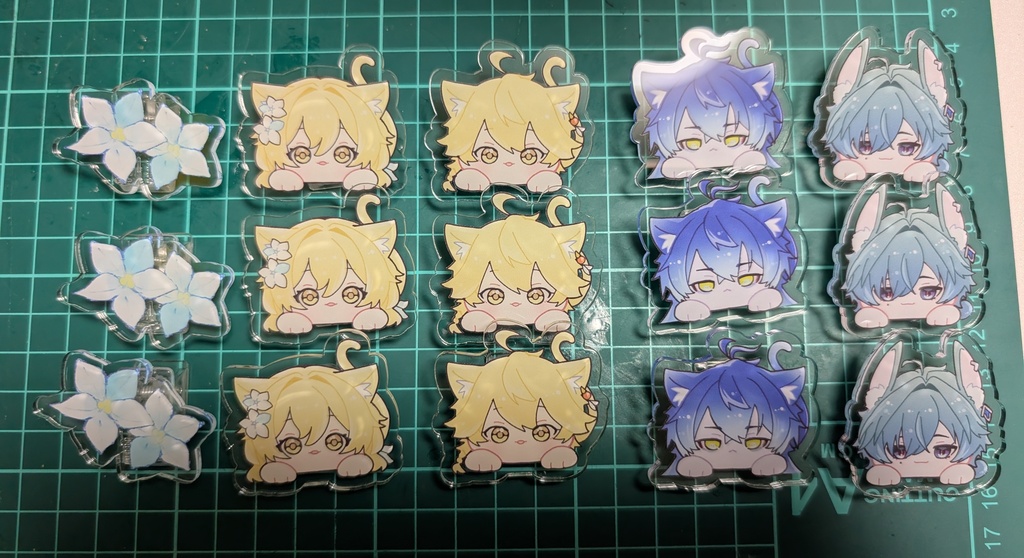 アクリルクリップ
