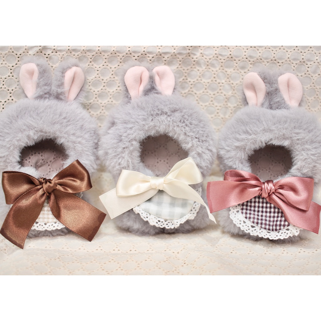 いろいろリボンのおすわりうさぎ