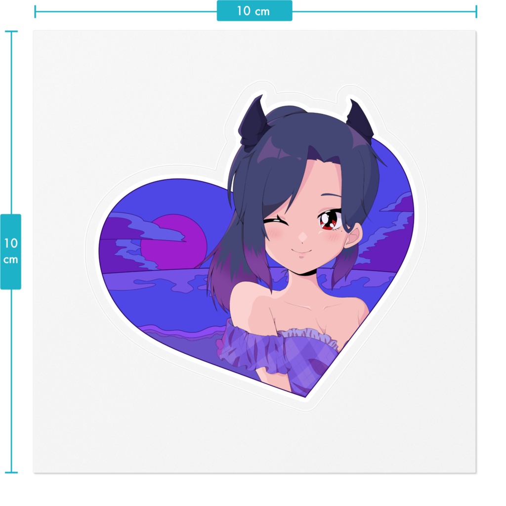 ベニカフォンセステッカー~サンセットビーチ~