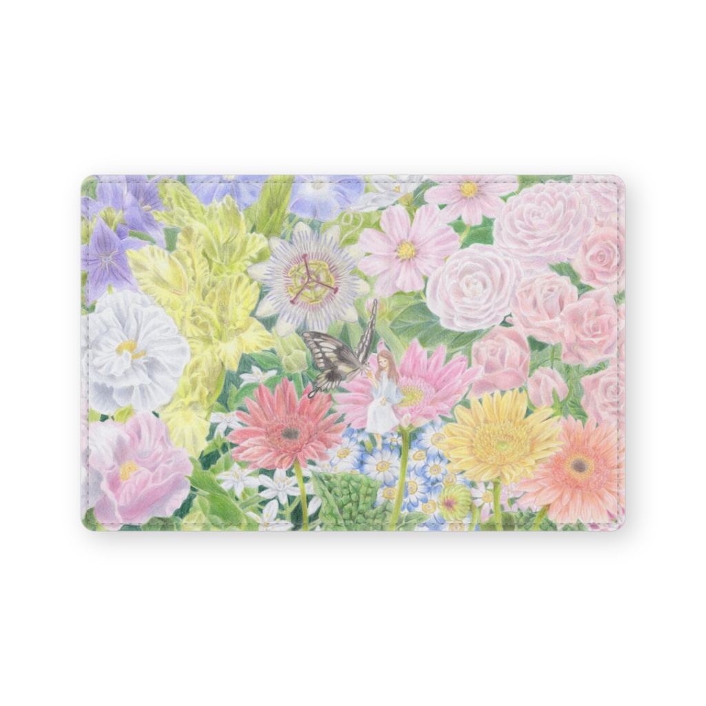 庭　レザー製名刺入れ