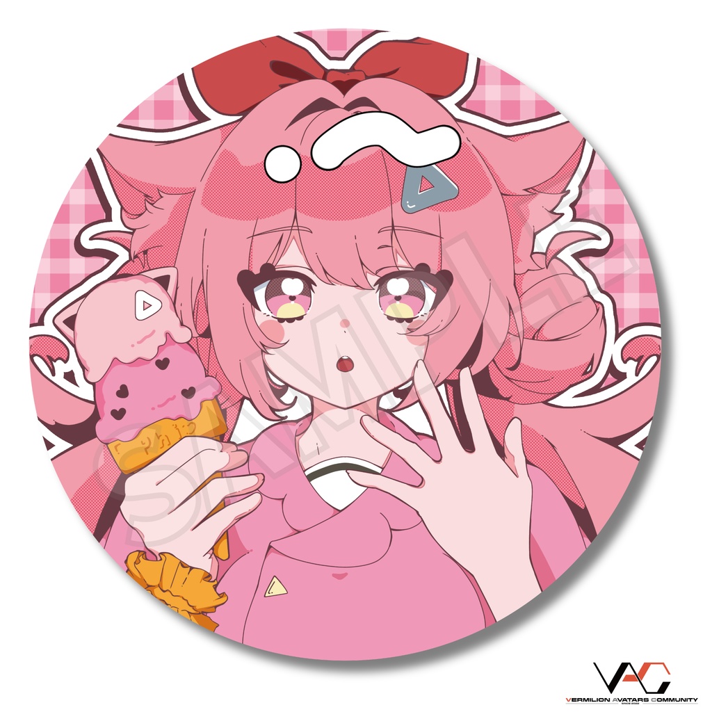 【缶バッジ】BURGER SHOP《VERMILION》【8種セット】