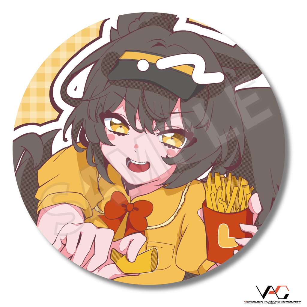 【缶バッジ】BURGER SHOP《VERMILION》【8種セット】