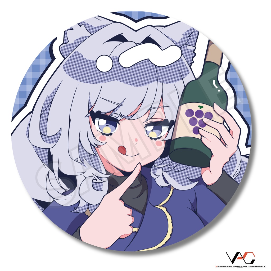 【缶バッジ】BURGER SHOP《VERMILION》【8種セット】