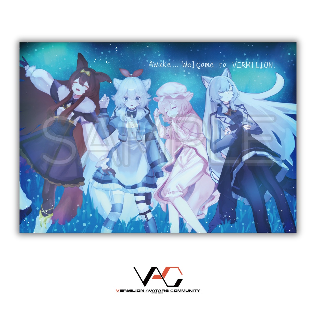 【ポストカード】VERMILION // WONDERLAND【2枚セット】