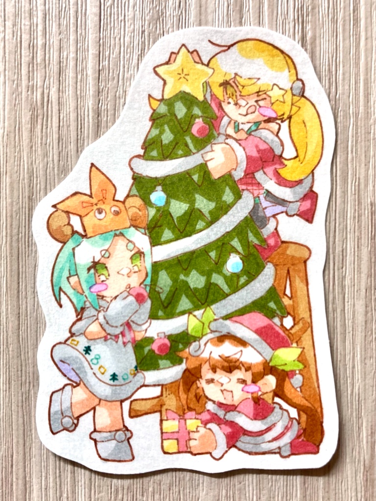 クリスマスステッカーセット