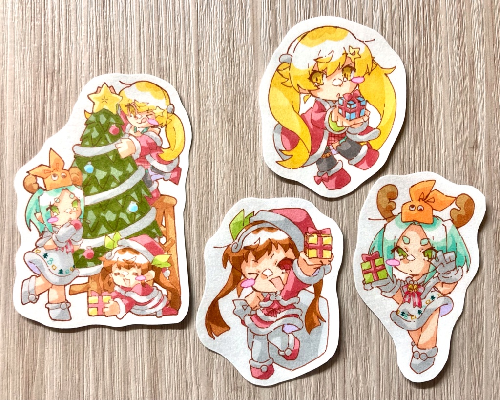 クリスマスステッカーセット