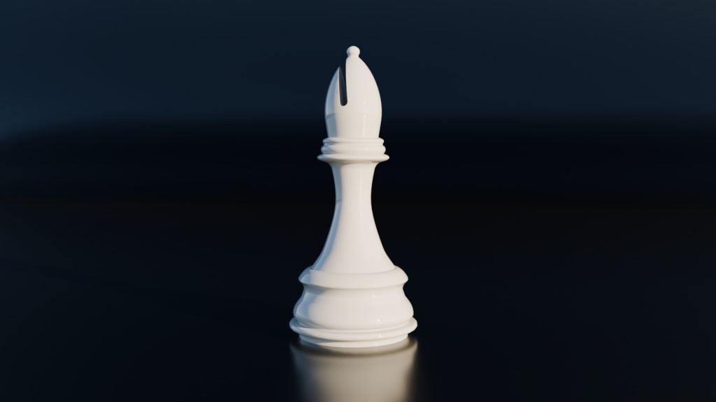 チェス Blender 3DCG 超高精細 シンプル