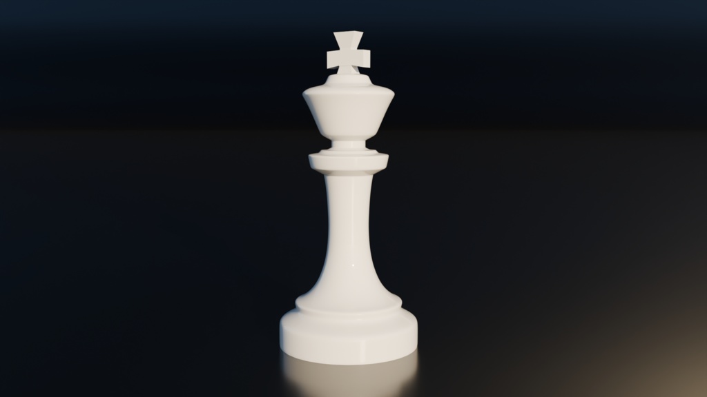 キング　チェス Blender 3DCG 高精細