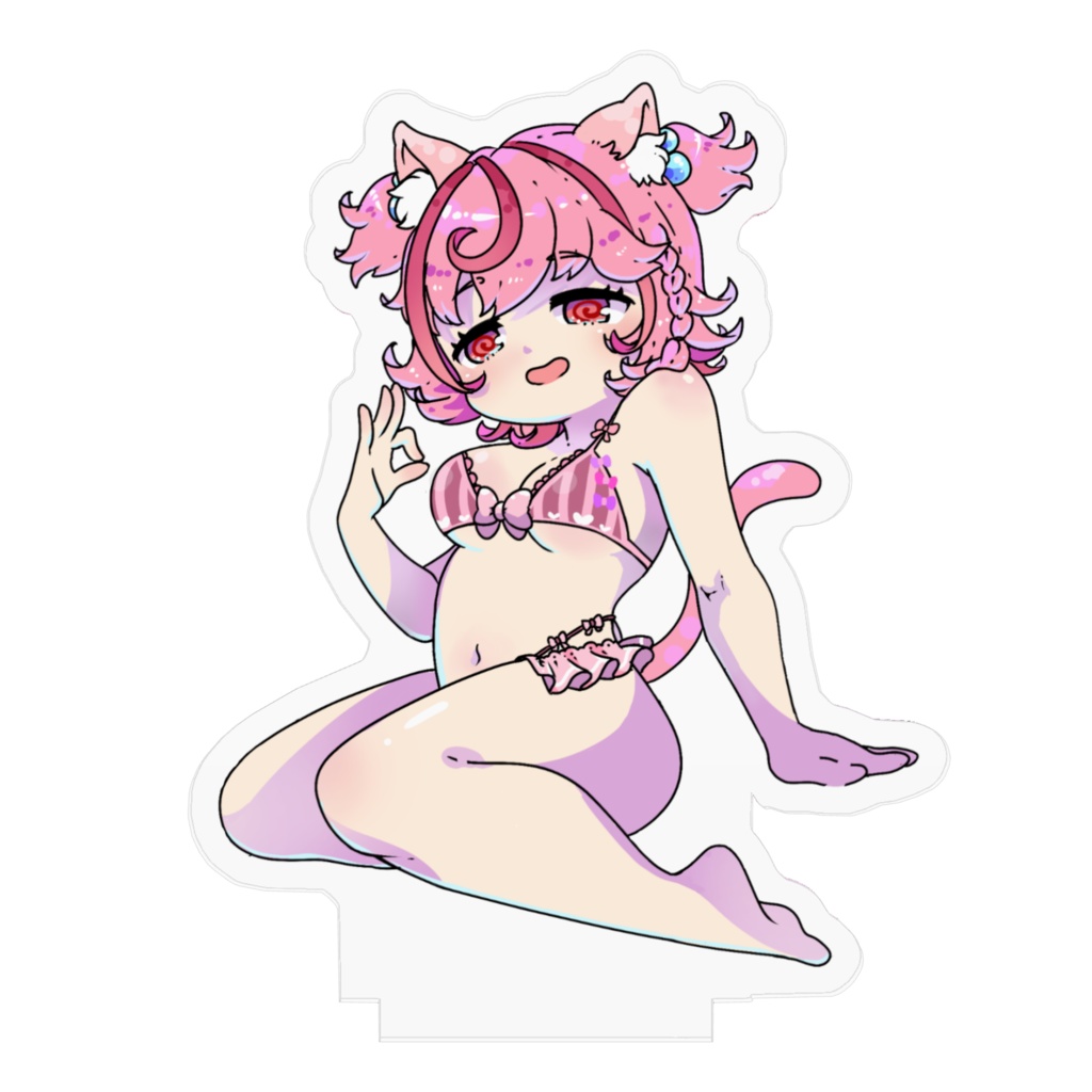 水着のアクリルフィギュア