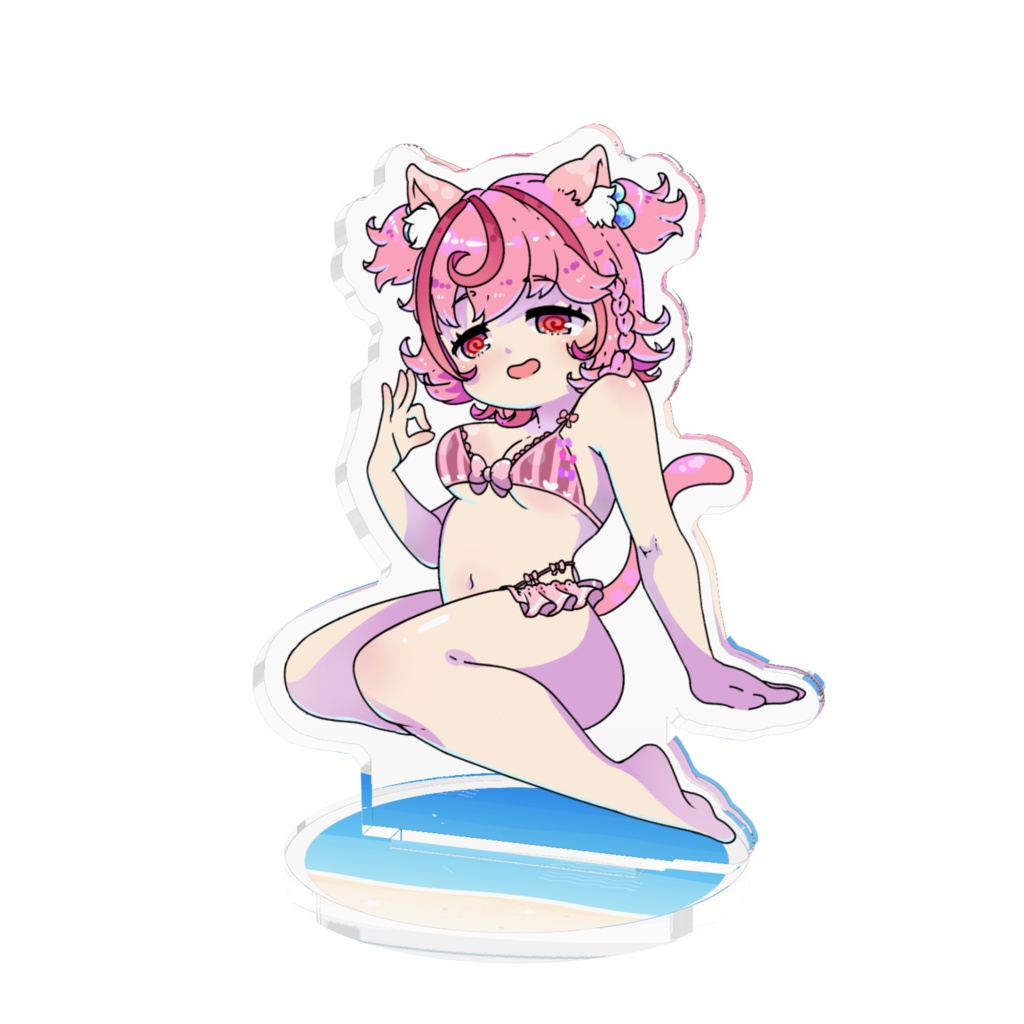 水着のアクリルフィギュア