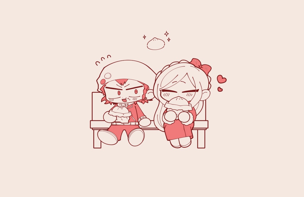 左右ソニほくほく肉まんブランケット