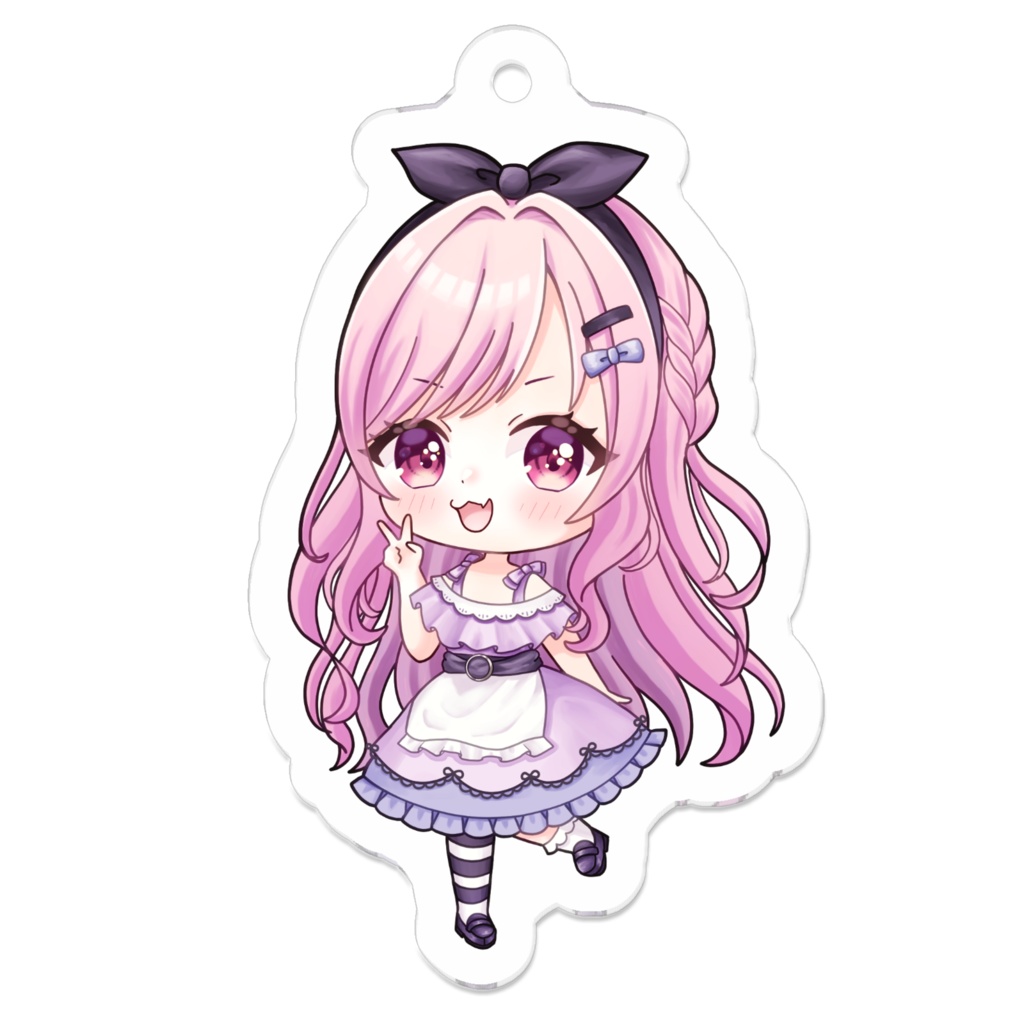 ゆずアリス（アクリルキーホルダー裏面コーティング有）