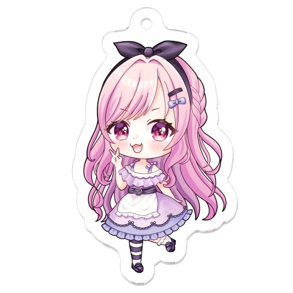 ゆずアリス（アクリルキーホルダー裏面コーティング無）
