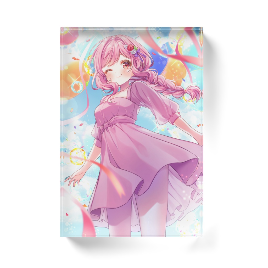 8周年記念アクリルブロック