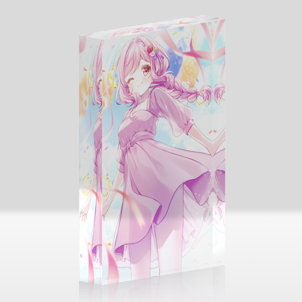 ８周年記念アクリルブロック