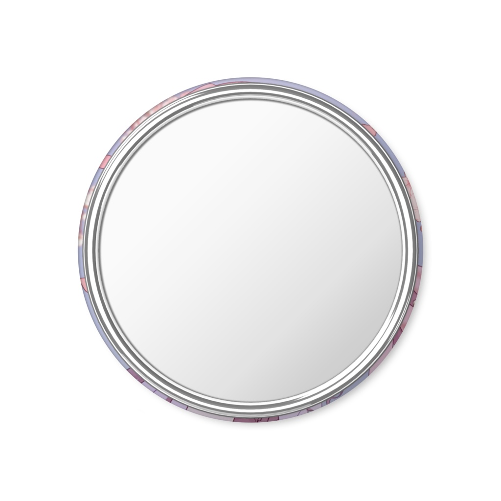 ゆずれもん桜イラスト缶ミラー