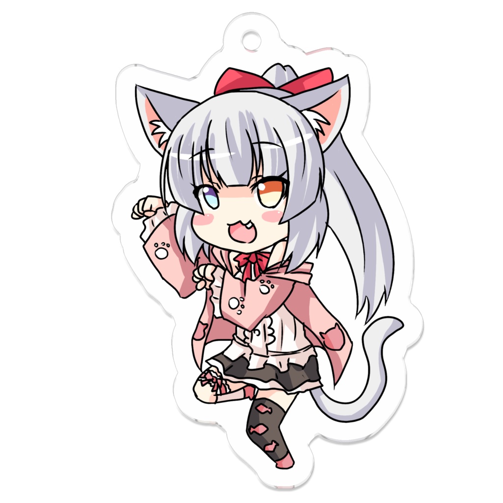 猫目みっけアクリルキーホルダー