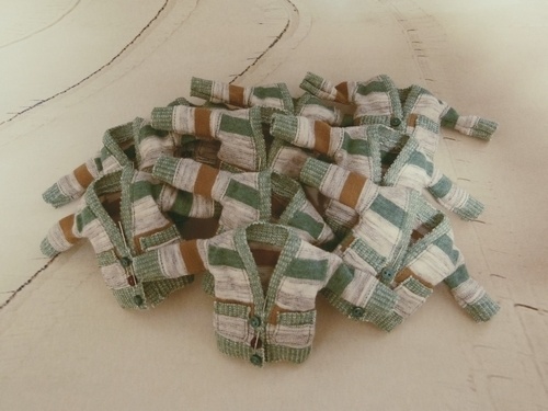 リブニットカーディ(ショコララテ)