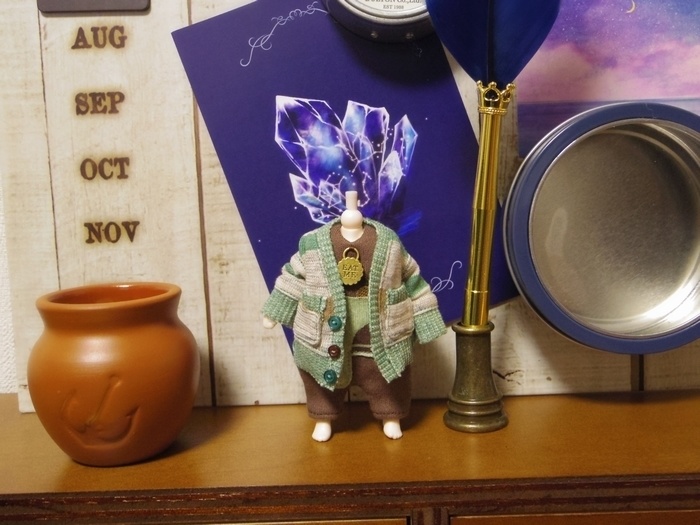 リブニットカーディ(ショコララテ)