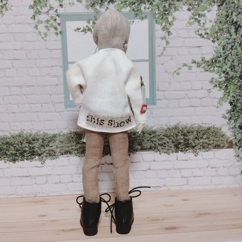 コクーンパーカー(デイホワイトベージュ)