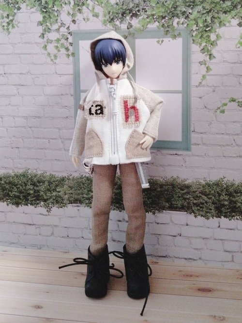 コクーンパーカー(デイホワイトベージュ)