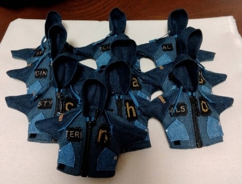 コクーンパーカー(ナイトブルー)