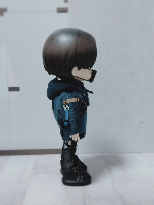 コクーンパーカー(ナイトブルー)