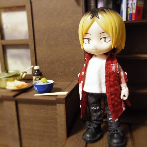 ロールアップロングシャツ(レッド)