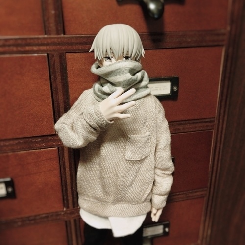 スヌード(フロスティグレー)