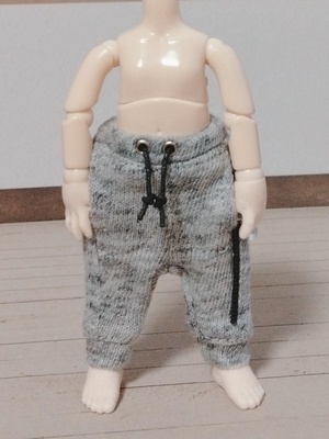 スウェットパンツ(粗挽きグレー杢)