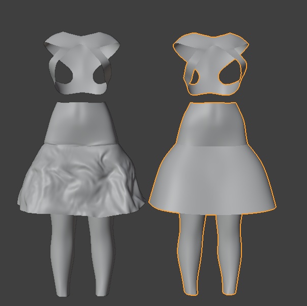 Female Clothes .FBX (No textured)