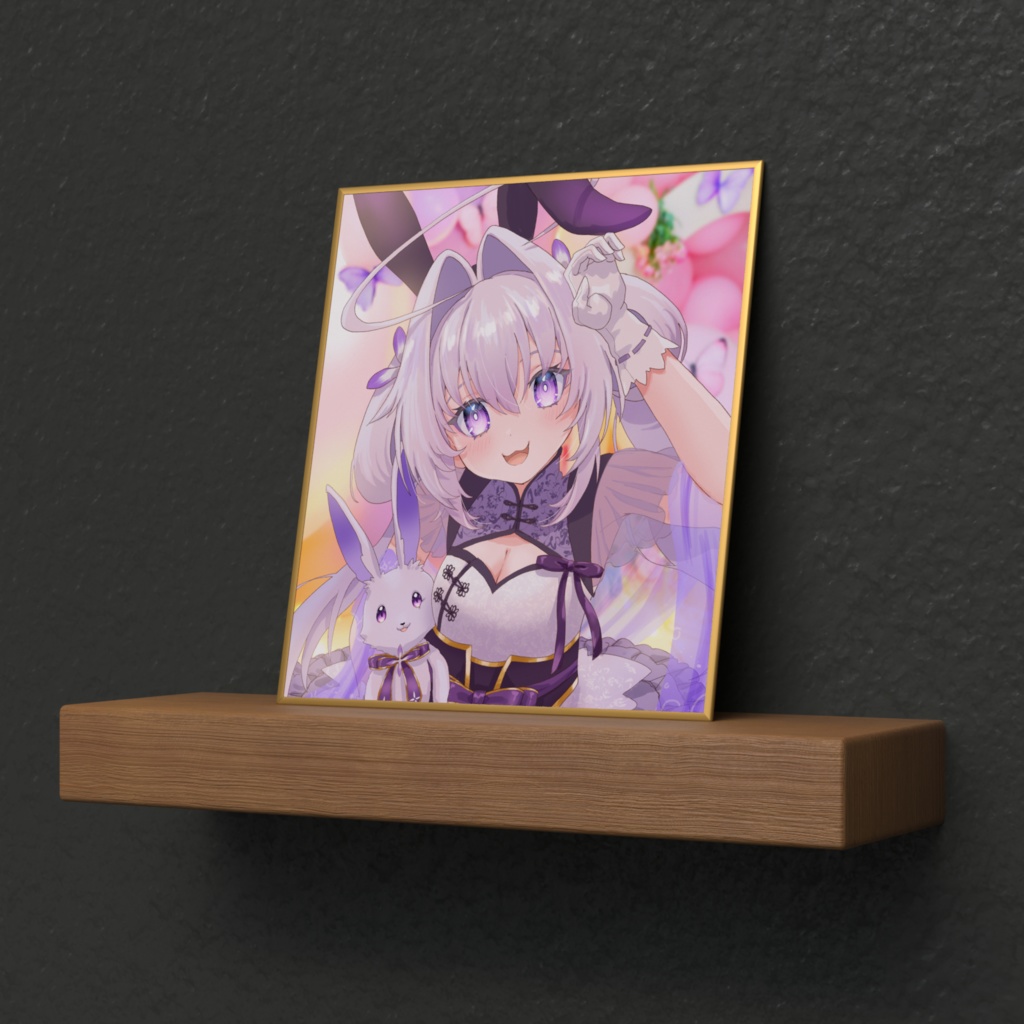 華仙りっか2025Birthday 色紙(パネル開けイラスト)