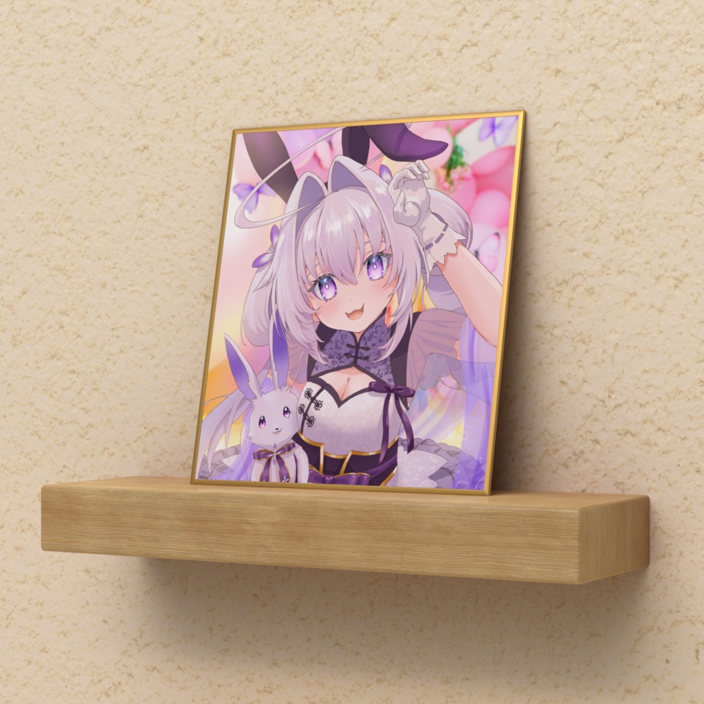 華仙りっか2025Birthday 色紙(パネル開けイラスト)