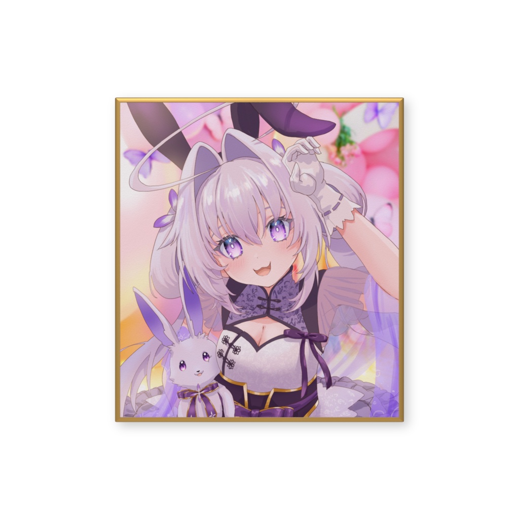 華仙りっか2025Birthday 色紙(パネル開けイラスト)