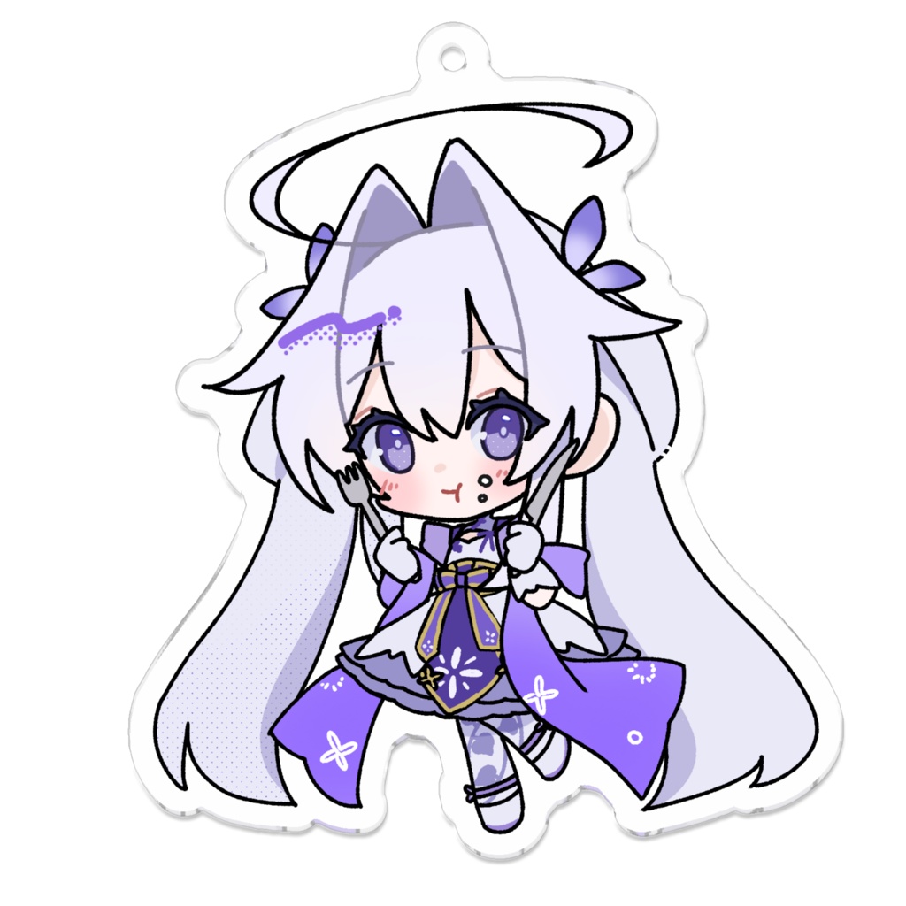 もぐもぐりっかちゃん アクリルキーホルダー