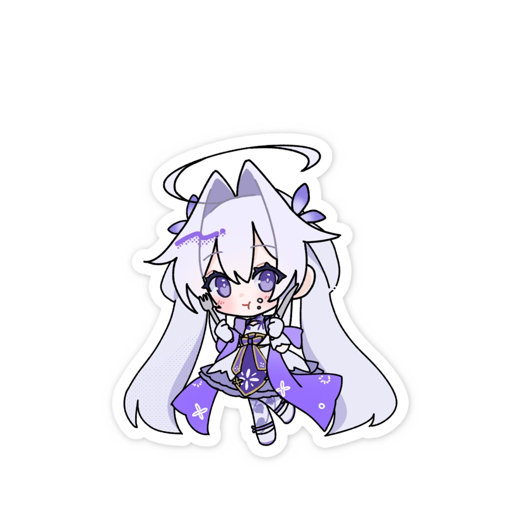 もぐもぐりっかちゃん スマホステッカー