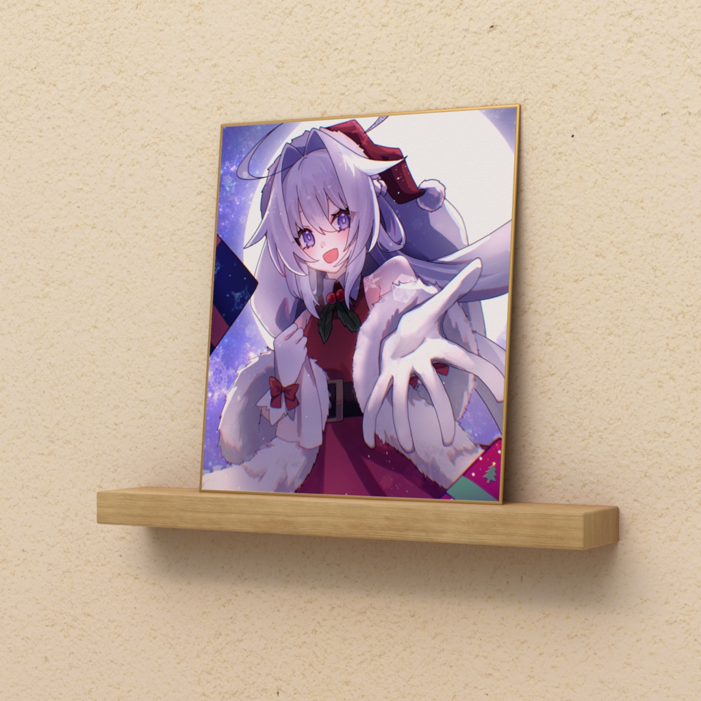 華仙りっか 2025Xmas色紙